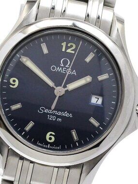 Omega | Accessories | Omega Seamaster2 257183 Date Navy Dial  display picture 2